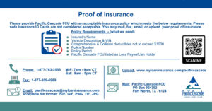 Proof of Insurance